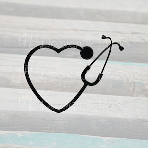 Stéthoscope cardiaque Vector/Raster- SVG, PNG