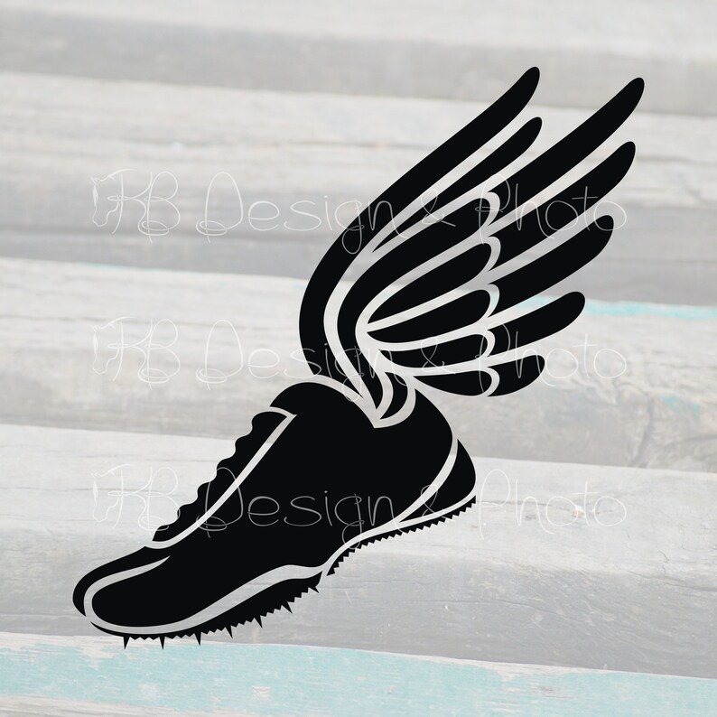 Track Shoe Vector/raster SVG PNG JPG Etsy