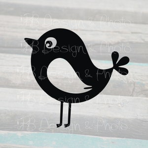 Cute Birdie Vector/Raster- SVG, PNG, JPG