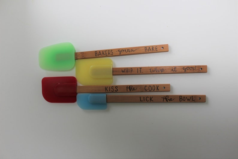 Spatula Set With Phrases Etsy