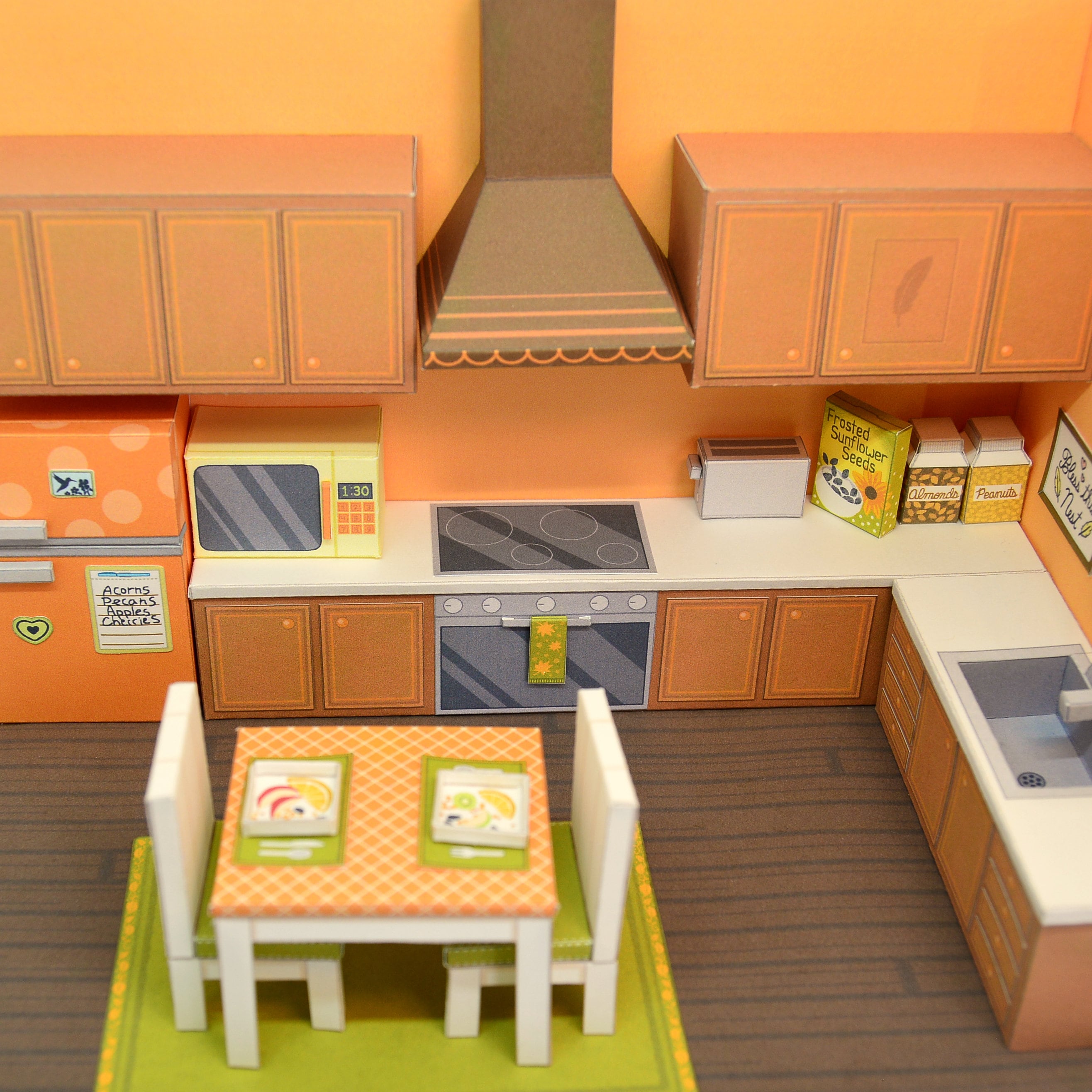 Printable DIY Paper Dollhouse Craft Kit Digital Download Etsy