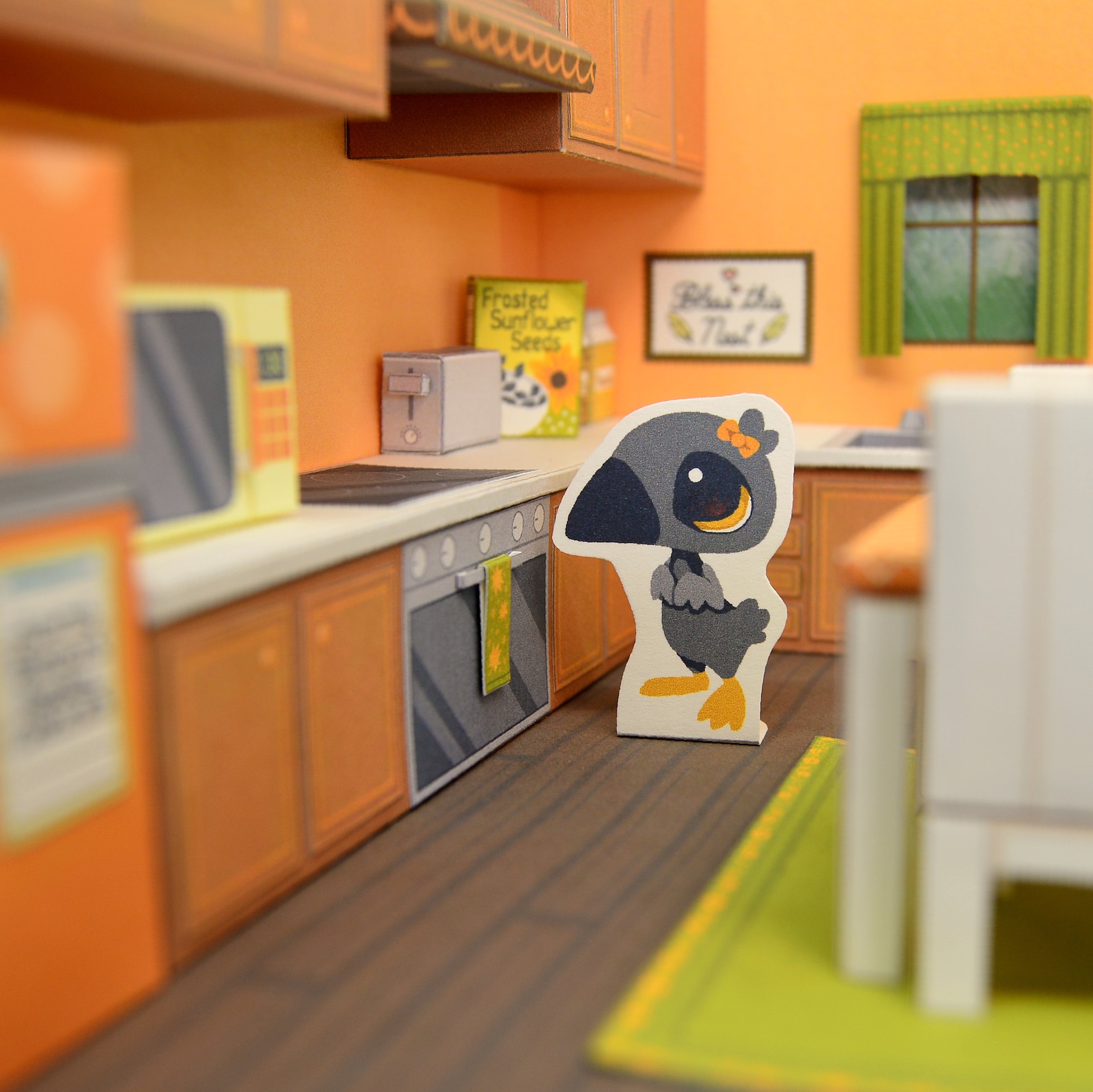 Printable DIY Paper Dollhouse Craft Kit Digital Download Etsy