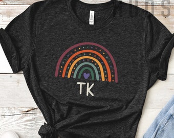 Team TK, Back To School Shirt, cute teacher shirt, teacher gift, student, team, squad, tribe, vibes, adult, unisex