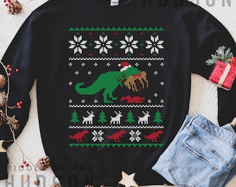 ugly dinosaur sweater