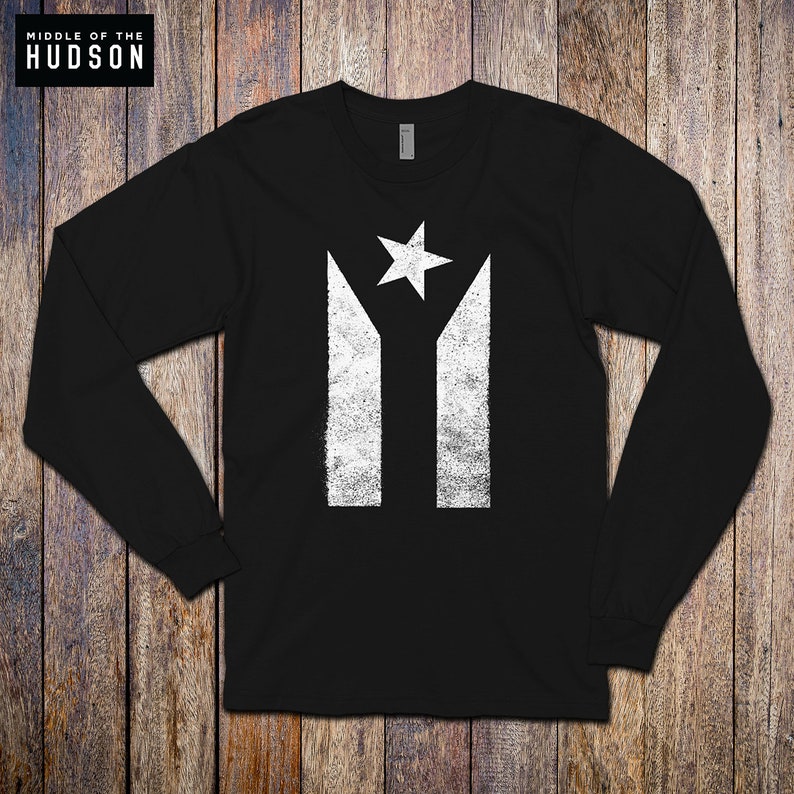 Toddler Kids Puerto Rico Resiste Boricua Flag Printed Long Sleeve 100/% Cotton Infants Tee Shirt