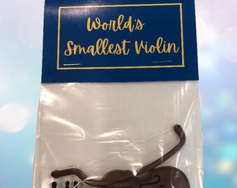 World's Smallest Violin; Sarcastic Gift; Funny Gift