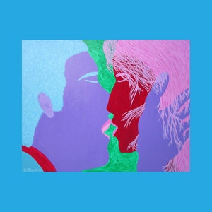 The Kiss, Couple, Original Image by Ken Tesoriere, Fine Art (matted fine art print)