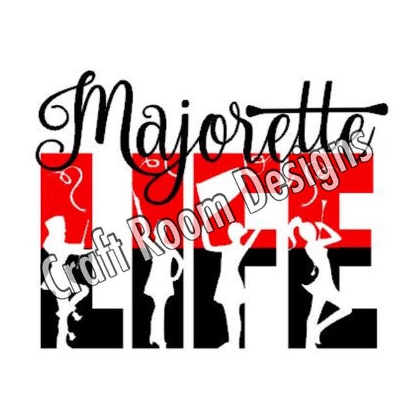 Majorette Life SVG Design