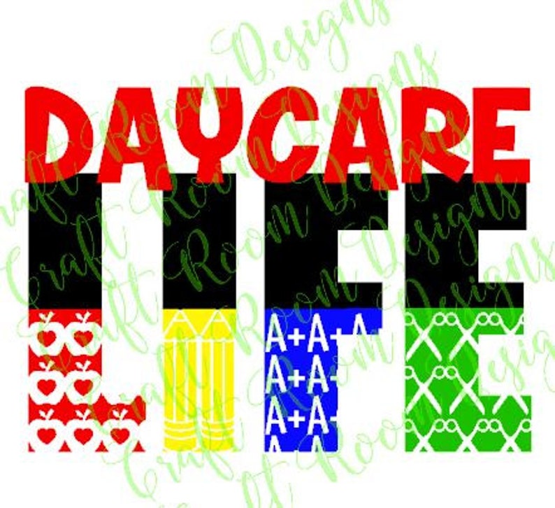 Download Daycare Teacher Life SVG Design | Etsy