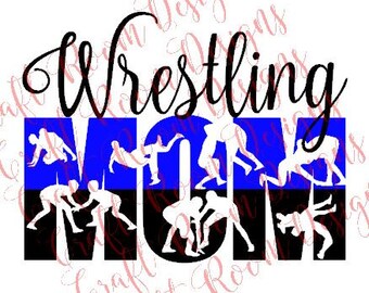 Wrestling Mom Digital Design