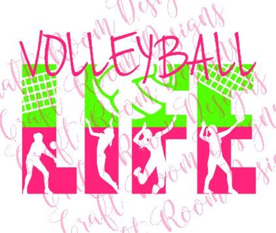 Download Volleyball Life Svg Design Etsy