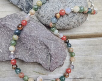 Virgo Gemstone Choker | Stone Zodiac Necklace | Zodiac Virgo Birthday Gift
