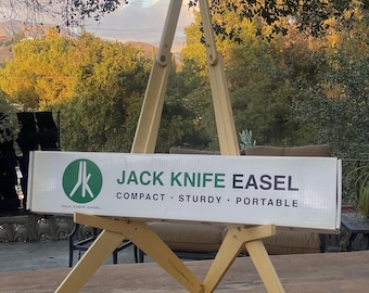 36-Zoll-faltbare, einstellbare, erschwingliche Jack-Messerstaffelei: Tragbarer Kunstständer