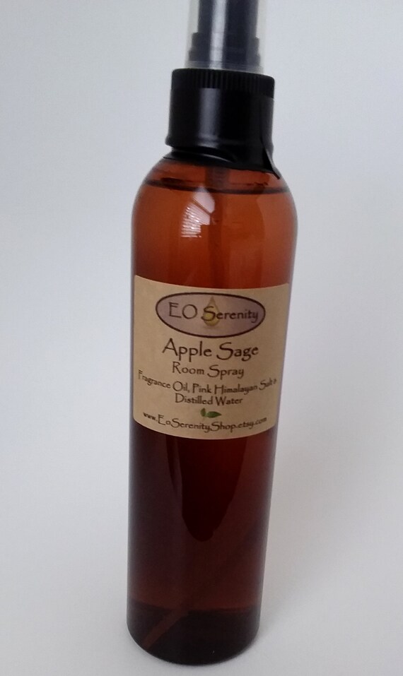 Room Spray Apple Sage 8oz Aromatherapy Harvest Time All Natural Pure Fragrance Oil Gift Housewarming