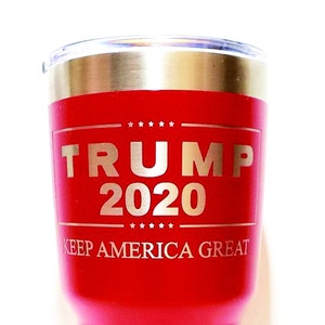 Aries Laser Designs TRUMP 2020 Engraved on 30 oz. Stainless Steel Vacuum Insulated Tumbler -Both Sides Engraved