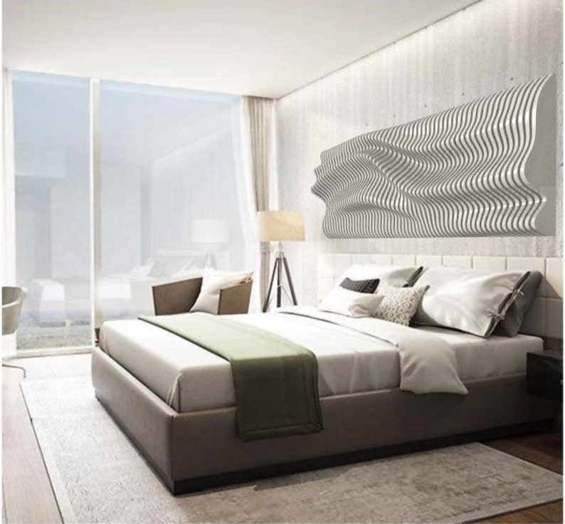 Large Wooden Wall Art Parametric Panel