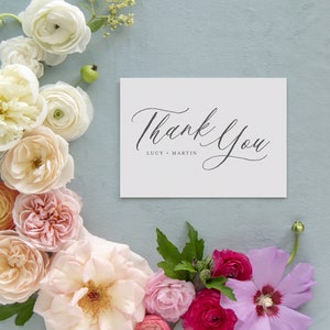 Biglietto di ringraziamento Grazie per essere venuti, ringraziamento per matrimonio, bomboniera per matrimonio, piegato, piatto, grazie di cuore, biglietto di ringraziamento stampabile - Odyssey