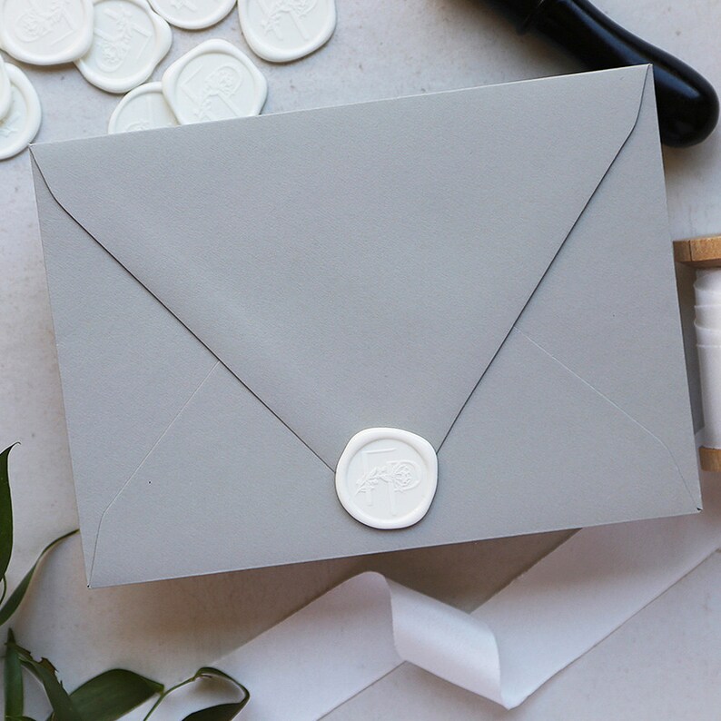 Grey Envelopes A7 Size Fits 5x7 Premium 120gsm Etsy