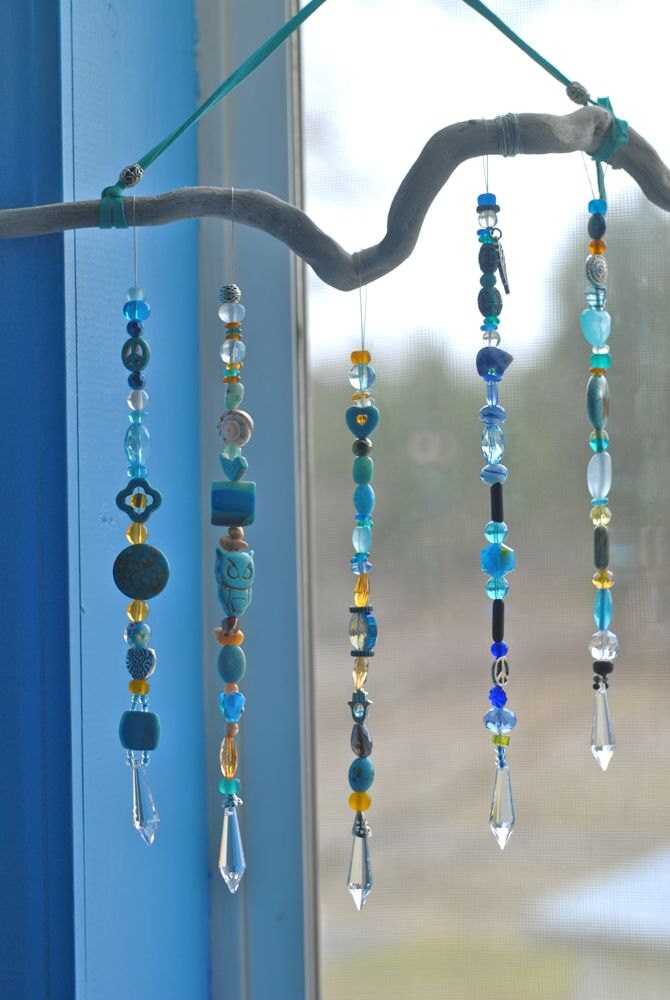 Suncatcher Crystal Prism Mobile Etsy