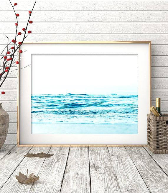Beach Print Contemporary Beach Wall Art Modern Beach Etsy