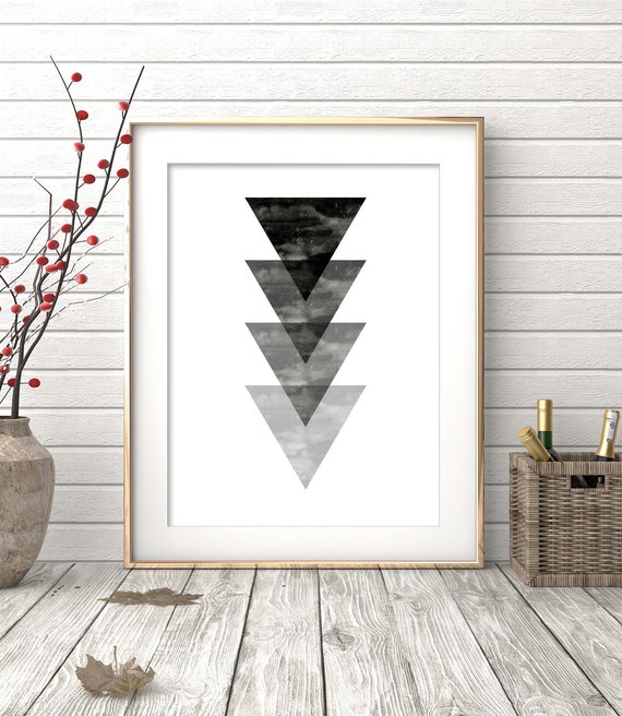 Black and White Wall Art Modern Wall Art Black and White Etsy