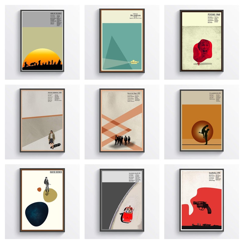Minimalist Movie Poster - Etsy