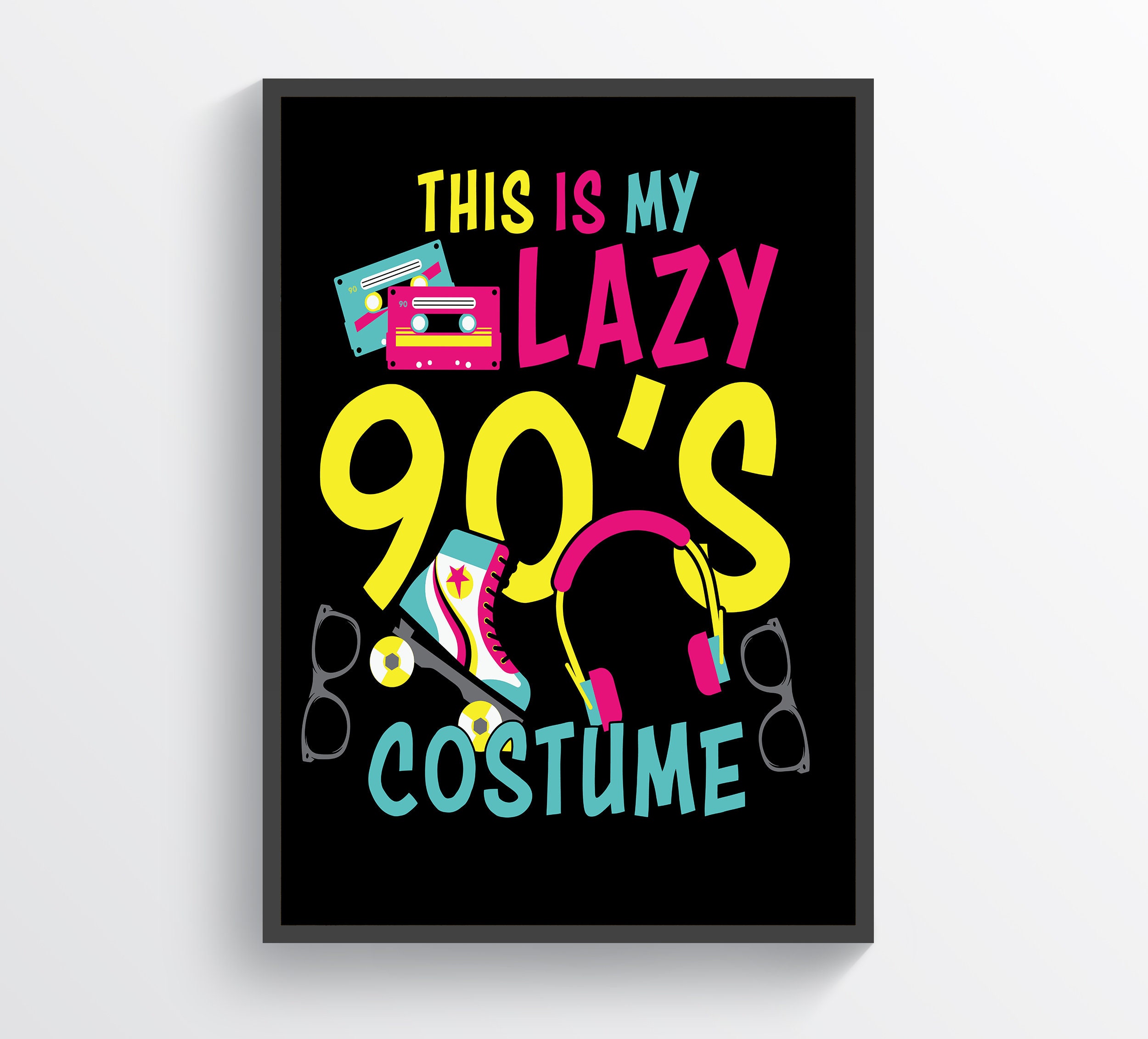 Retro 80s 90s Music Quote Fun Art Print Modern Art Eclectic - Etsy UK