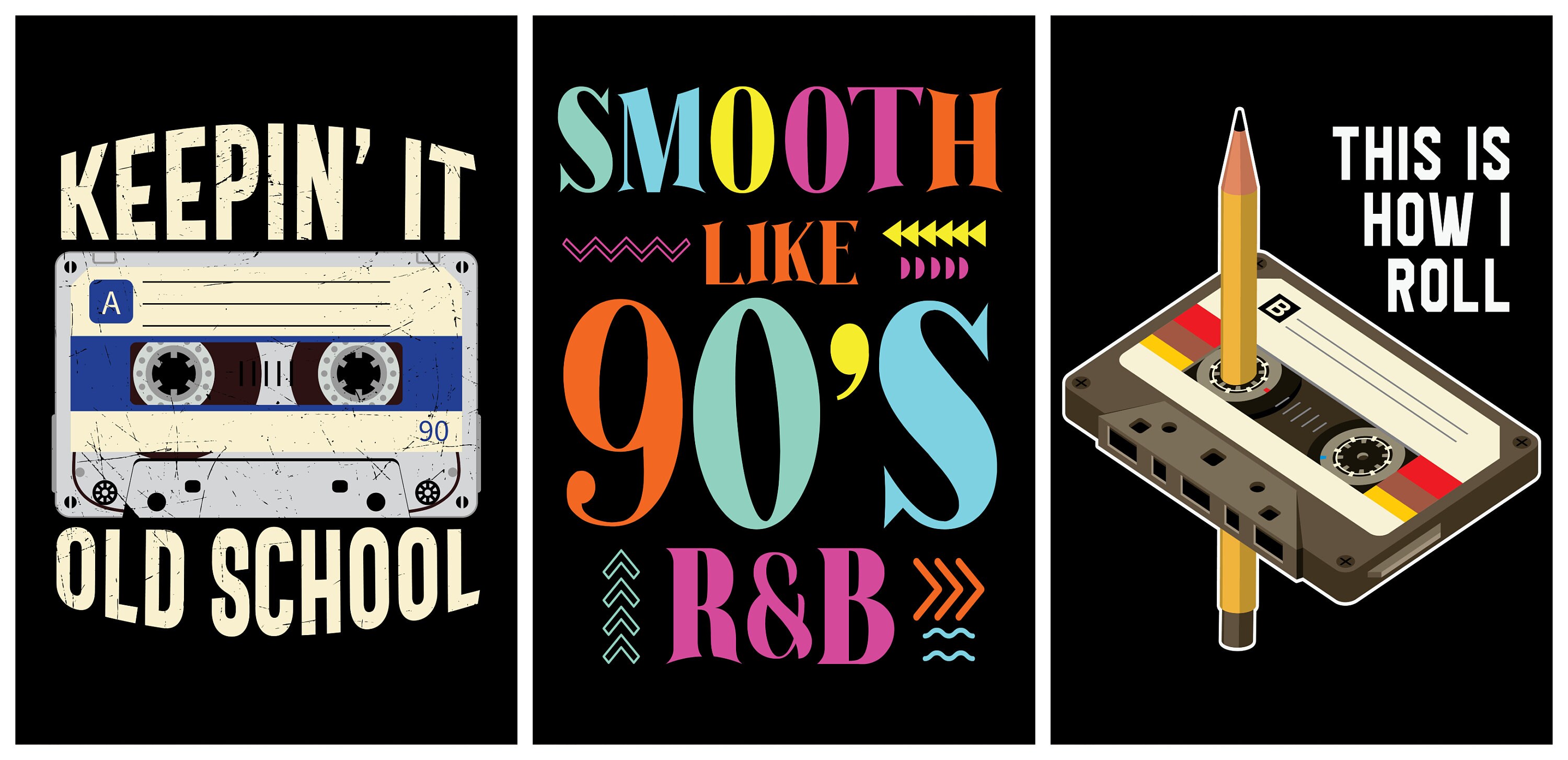 Retro 80s 90s Music Quote Fun Art Print Modern Art Eclectic - Etsy UK