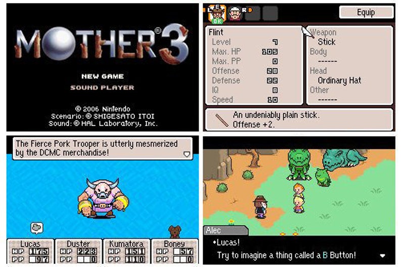 Mother 3 Game Boy Advance Gba English Translated Earthbound Mother 3 Game Boy Advance Gba English Translated Earthbound
