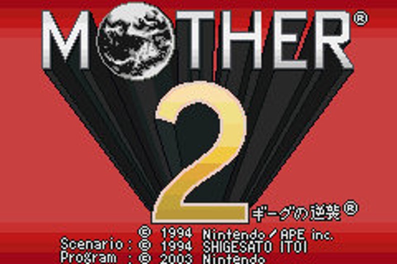 Earthbound Mother 1 2 Game Boy Advance Gba English Translated