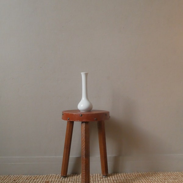 Vase soliflore en porcelaine décoration alternative esprit campagne scandinave minimaliste
