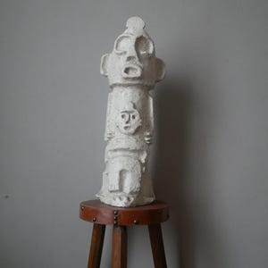 Ethnic tribal African art handicraft sculpture