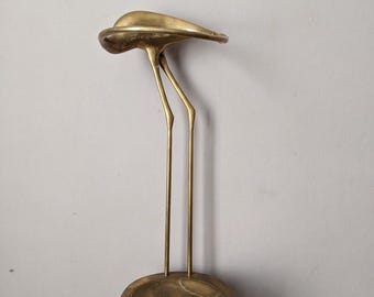 Porte-parapluies en laiton Grue arquée