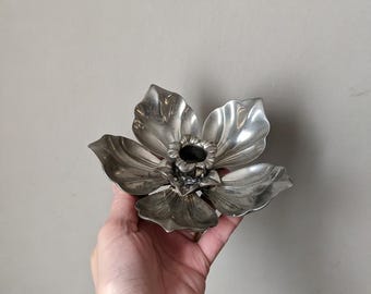 Bougeoir vintage fleur cendriers de table