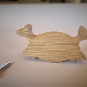 Wooden Furniture Handles, Oak Knob, Handle, Wood Furniture Knobs, CRAB Pattern, Sea Animals, Ocean, Kids room decor image 6