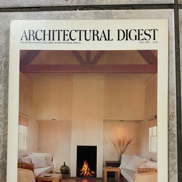 Architecture, Digest, Années 1970, Magazine, AD, Maison, Décoration, Mid-Century, Aménagement intérieur, Design, vintage