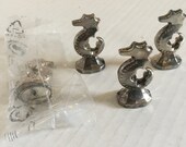 Vintage Silverplate Waterford Seahorse Place Card Holders Sold Individually WILL COMBINE SHIPPING