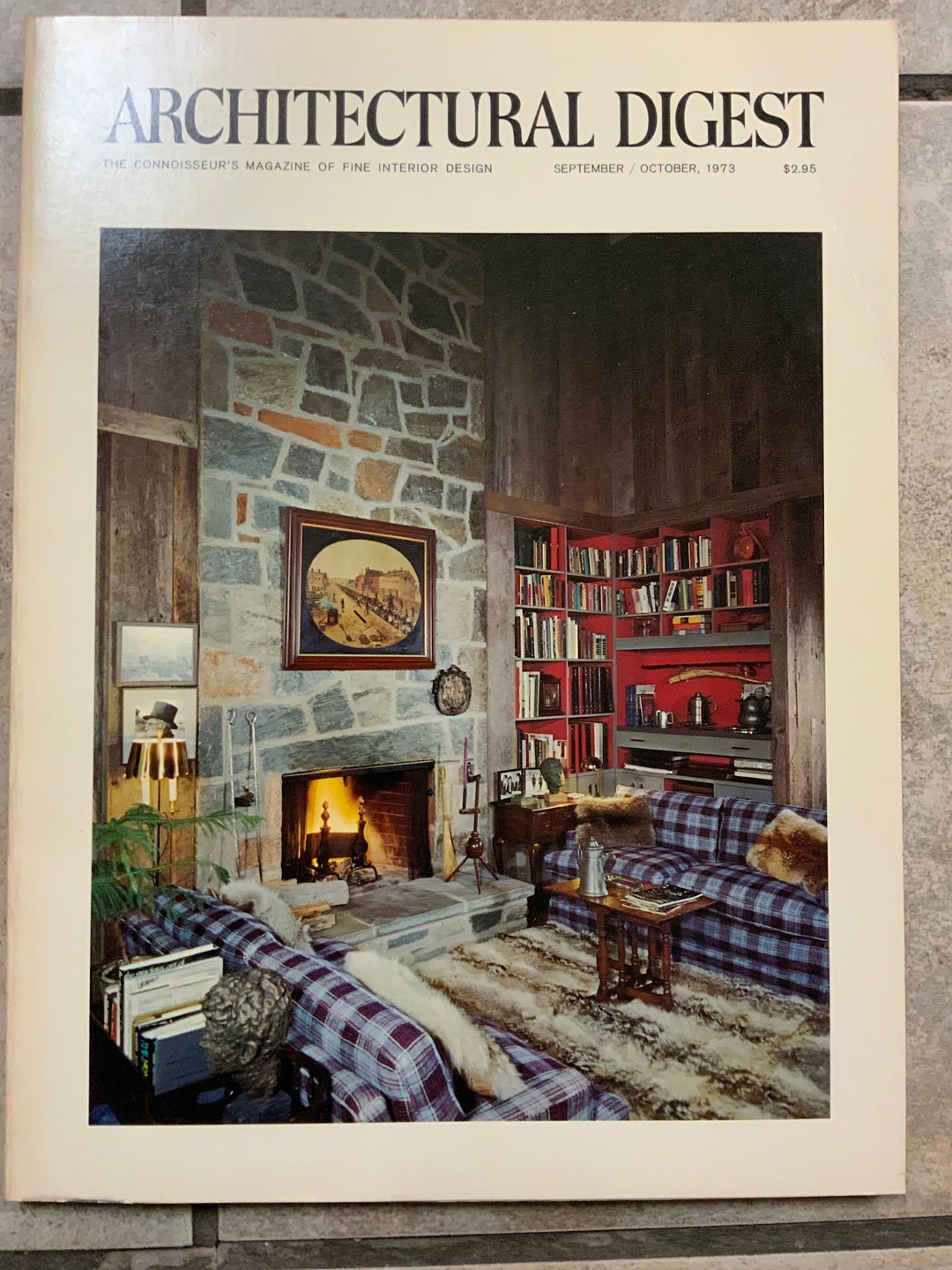 Architectural, Digest, 1970's, Magazine, AD, Home, Decorating, Mid ...
