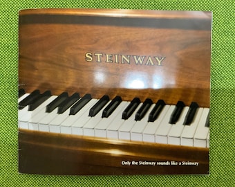 Steinway, Piano, Catalog, 1960's, Vintage, Pianos, Brochure, Advertizing, Advertizment, Musical, Instruments