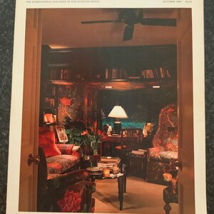 Architectural, Digest, 1980's, Magazine, AD, 1985, Home, Decorating ...