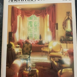 Architectural, Digest, 1980's, Magazine, AD, 1985, Home, Decorating ...