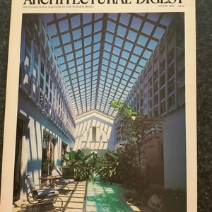 Architectural, Digest, 1980's, Magazine, AD, 1985, Home, Decorating ...