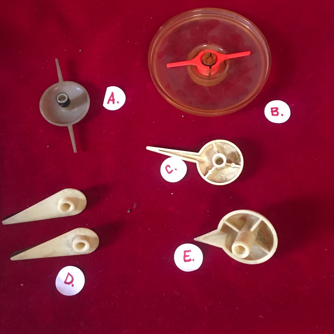 Vintage Radio Tuner Knob Pointer Indicator Dial Dials 15 to Etsy