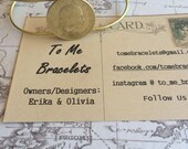 ITALY Open Cuff Bangle with a Salvaged Vintage Coin, Jewelry grade brass, handmade