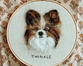 Custom Felted Pet Portrait