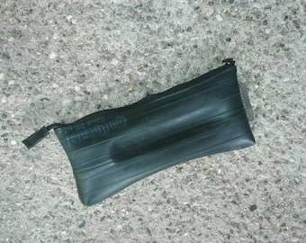 Pencil case made from bicycle tube