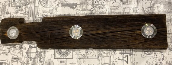 Reclaimed Wood Hanging Lamp Pendant Lamp Beam Lamp Barn Beam