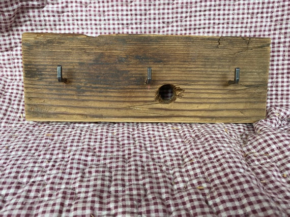 Keyboard Key Holder Old Wood TIROL Unique Handmade Wooden Beam Country House rustic wood