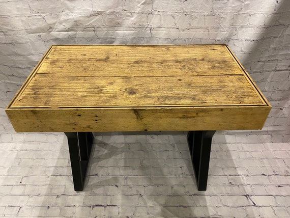 Rustic Table Living Room Table Side Table Reclaimed Wood Barn Barnwood