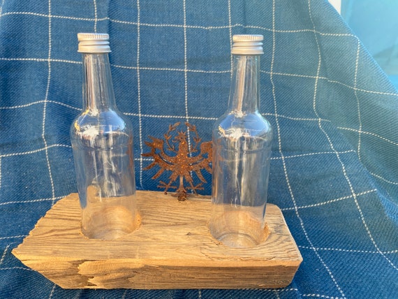 Old wood bottle cage wooden beams rustic country house UNIKAT Shabby TIROL rustic wood